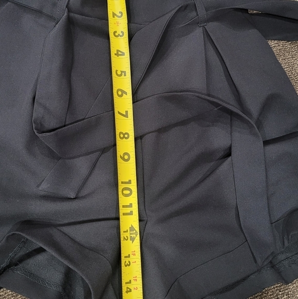 ASOS Women Black Tie High Waist Casual Shorts with Pockets Size 2- NWT. - Picture 6 of 12